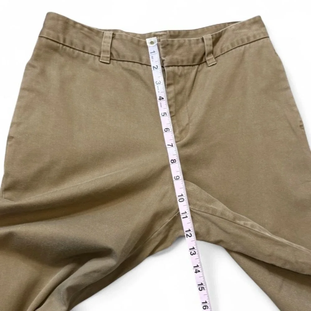 Vintage Y2K Gap Khakis Wide Leg Cropped Chino Pants, Women's Size 4 - Picture 11 of 12